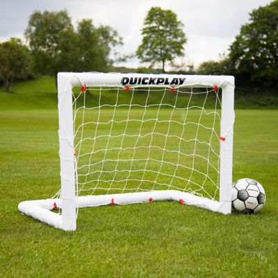 QUICKPLAY Q-Fold Soccer Goal | 30-Second Soccer Goal Folding Design for Easy Setup | Portable Soccer Net Goal for Backyard | Weatherproof Soccer Goal Post for Adults & Kids [Single Goal]