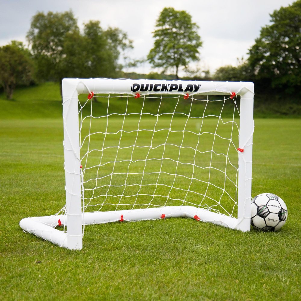 QUICKPLAY Q-Fold Soccer Goal | 30-Second Soccer Goal Folding Design for Easy Setup | Portable Soccer Net Goal for Backyard | Weatherproof Soccer Goal Post for Adults & Kids [Single Goal]