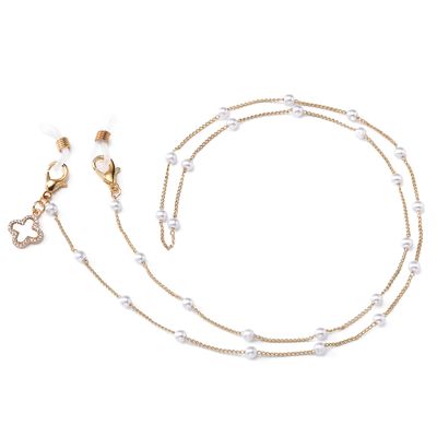CHARMINGO Bead Eyeglasses Chain Mask Chain for Women Sunglass Reading Chains Holder Glasses Strap Eyewear Chain with Pearl