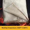 Fire Blanket Ceramic Fiber Material Welding Blankets, Thicker Larger Fire Retardant Blanket, High Temperature Resistance Survival Blanket, 4 Sizes (Color : Gold, Size : 39 * 39inches) view 4