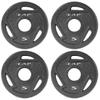 CAP Barbell 2-Inch Olympic Grip Weight Plate, 5 lb, Set of 4, 5 lb, Set of 4 Black (OPHWIS-005) view 1