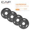 CAP Barbell 2-Inch Olympic Grip Weight Plate, 5 lb, Set of 4, 5 lb, Set of 4 Black (OPHWIS-005) view 2