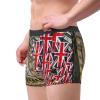 AKICLIA Funny Printed Men's Underwear,Big Ben Union Jack British Flag London England Boxer Briefs, No Fly Boxer Trunks, Comfortable, Skin-friendly, Breathable Boxer Shorts for Adult, Men, Boys,M view 3