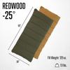 ALPS OutdoorZ Redwood -25 Sleeping Bag, Plaid Flannel Lined, Cotton Canvas/Extreme Cold Weather/Oversized/Extra Warm/TechLoft Insulation view 2