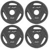CAP Barbell 10 LB Cast Iron Olympic 2-Inch Grip Weight Plate - Set of 4 | Black view 1