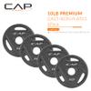 CAP Barbell 10 LB Cast Iron Olympic 2-Inch Grip Weight Plate - Set of 4 | Black view 2