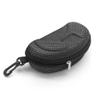Yamrots 2 Pcs Zipper Hard Sunglasses Cases Portable Travel Eyeglasses Cases with Plastic Hook (Black White) view 3
