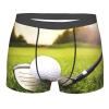 AKICLIA Novelty Printed Men's No-fly Boxer Briefs,Golf Club Ball Grass Mens Underwear Boxer Trunks Skin-friendly Breathable Cozy Wide Belt Boxer Shorts for Adult Man Boys,L view 1