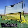 Seliyoo Dual-Sided Soccer Rebounder  Adjustable High/Low Nets for Volleys & Ground Passes, Portable Training Board for 2 Players, Teams & Home Backyard Use view 1