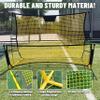 Seliyoo Dual-Sided Soccer Rebounder  Adjustable High/Low Nets for Volleys & Ground Passes, Portable Training Board for 2 Players, Teams & Home Backyard Use view 3