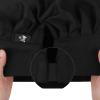 CREATCABIN Funny Chef Hat Daddio of The Patio Chef Hat Adjustable Elastic Kitchen Catering Cooking Cap for Dad's Birthday Father's Day Baker Men & Women Black Christmas view 4