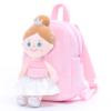 Gloveleya Toddler Backpack with Rag Doll Baby Gifts Angel Girl Pink view 1