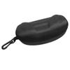 Yamrots 2 Pcs Zipper Hard Sunglasses Cases Portable Travel Eyeglasses Cases with Plastic Hook (Black) view 3