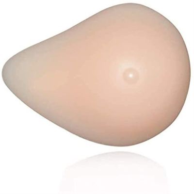 1 Piece Reusable Silicone Breast Forms Self-Adhesive Fake Boobs for Breast Cancer Surgery Woman Chest Improvement (Color : Left Side Only, Size : AA Cup:170g)