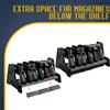 Mind and Action Pistol Rack, Deluxe Handgun Rack Stand,Pistol Display Holder for Gun Safe and Gun Cabinet (6 Gun Holders) view 4