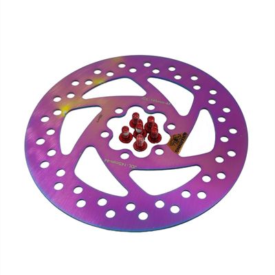 145MM Colorful Disc Brake For Kaabo Wolf Warrior Electric Scooter Brake Disc Skateboard Spare Parts (145mm Colorful)