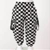 winying Kids Girls Jogger Cargo Pants Sweatpants with Pocket Sports Hip Hop Streetwear Trousers Baggy Pants Type B Black 9-10 Years view 3