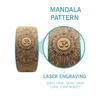 Aozora Yoga Wheel 13" with Most Detailed Book Step by Step Guide on How to Do 30+ Poses,! Perfect for Stretching and Improving Backbends (3 Pack - 6, 10 & 13" -Cork/Turquoise +strap) view 4