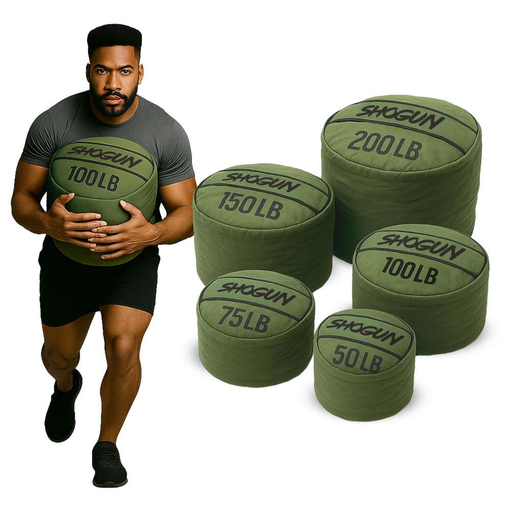Shogun Sandbags for Working Out  Heavy Duty Workout Sandbag for Weight Training, Cross Training, Strongman, Fitness & Military Use  Adjustable Exercise Sand Bags for Full Body Training
