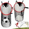 PodiuMax Top Bins Soccer Target Goal 2pcs, Easy to Attach and Detach to The Goal,Shooting Accuracy Training (Red) view 1