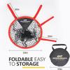 PodiuMax Top Bins Soccer Target Goal 2pcs, Easy to Attach and Detach to The Goal,Shooting Accuracy Training (Red) view 2