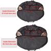 SOPOGER Archery Compound Bow Case Holder Soft Carry Bow Bag Case with Arrows Quiver Pocket for Hunting Target Practice (Black, 45.3 inch) view 4
