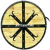 ARTIZANSTORE Medieval LARP Warrior Viking Round Shield Armor Collectible Templar Shield Gift view 4