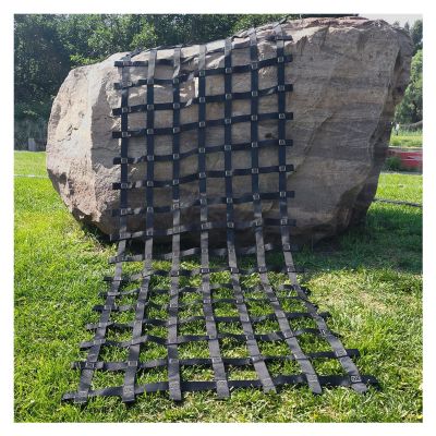 DREAMOSA Climbing Cargo Net, Outdoor Obstacle Course, Safety Netting, Black, Polyester, 1000 lb Load Capacity, 1.5 in Width, 59.06 in Length