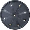ARTIZANSTORE Vikings Norsemen Handmade Shield Hardwood Genuine Leather Wrapped Black view 1