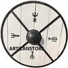 ARTIZANSTORE Medieval Roman Wooden Shield Best Armour Product Collectibles Fully Functional view 3