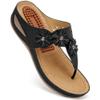 Wedge Sandals for Women Comfortable: Summer Dressy Low Heels Flip Flops view 1