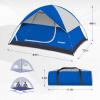 Mansader 2-3 Person Camping Tent Backpacking Tent for Outdoor Camping Family Beach Hiking Backpack Tent Travel (Blue, 2-3 Person) view 3