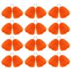 Hooshing 12PCS Orange Pom Poms Cheerleading Plastic Cheer Pom Poms with Handles for Team Spirit Sports Party Dance view 1