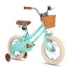 JOYSTAR 14 inch Kids Bike for Toddlers 3-5 Years (39"-47") Girls, Girls Bike with Training Wheels & Basket, Kids' Bicycle Mint Green view 1