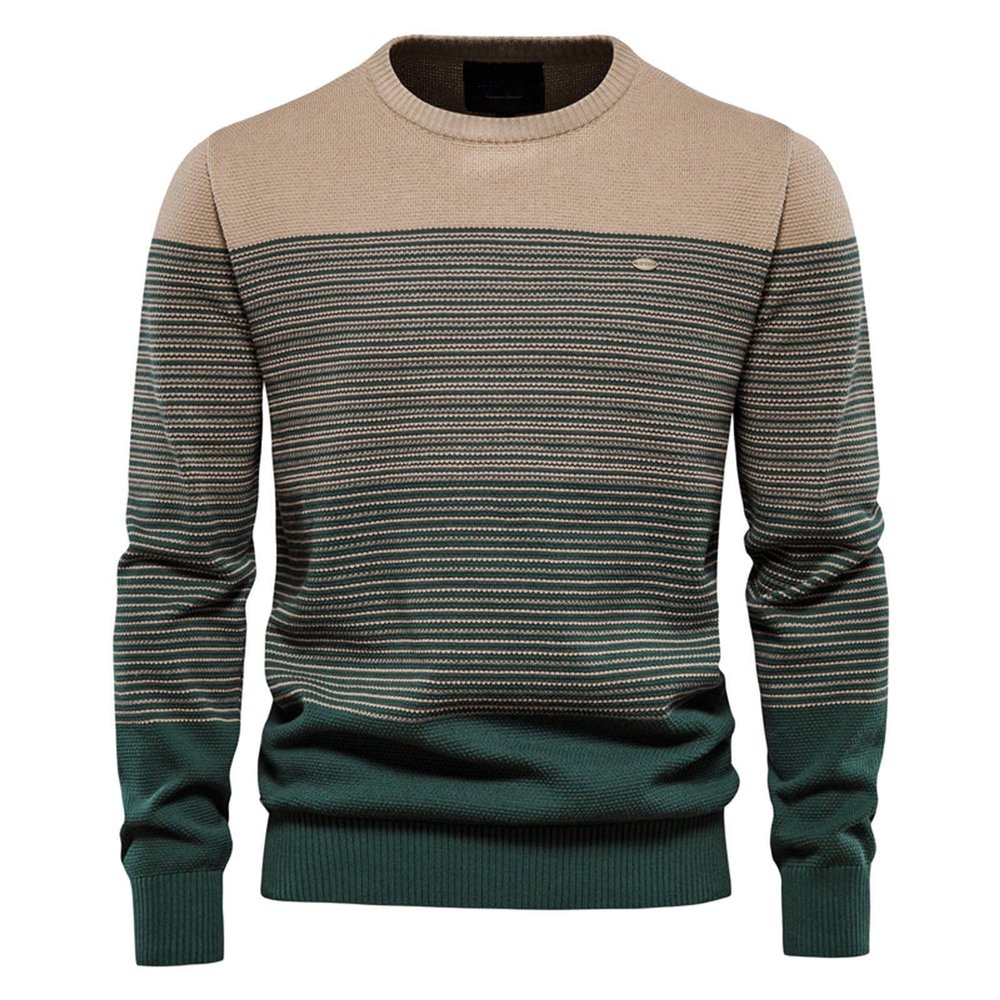 tuduoms Mens Lightweight Crewneck Sweater Cable Knit Thermal Pullover Casual Relaxed Fit Sports Sweaters Lightweight Jumpers