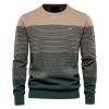 tuduoms Mens Lightweight Crewneck Sweater Cable Knit Thermal Pullover Casual Relaxed Fit Sports Sweaters Lightweight Jumpers view 1