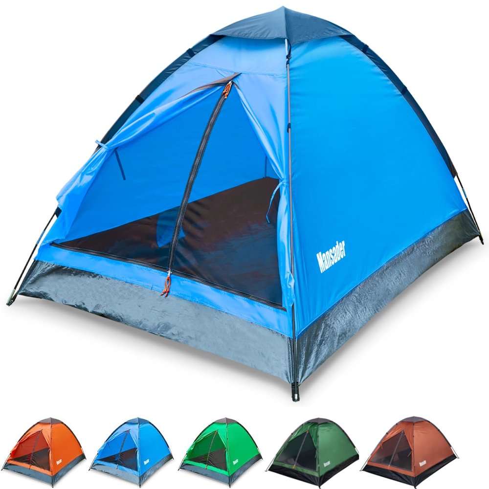 Small 2 Person Camping Dome Tent Waterproof Tents for Camping Portable Tent for Backpacking Hiking Mountaineering - Easy Setup
