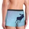 MOCSONE Alaska State Moose Flag Mens Boxer Briefs Underwear Breathable Stretch Boxer Trunk with Pouch for Men, Youth view 2