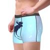 MOCSONE Alaska State Moose Flag Mens Boxer Briefs Underwear Breathable Stretch Boxer Trunk with Pouch for Men, Youth view 3