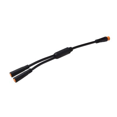 Forbestcy 1 Pc Electric Bike Y-Splitter 1T2 Cable Compatible for Gear Sensor Bafang Brake Lever BBS01 BBS02B BBSHD Electric Bicycle Parts Accessories