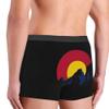 Colorado Flag Mountain Mens Boxer Briefs Underwear Breathable Stretch Boxer Trunk with Pouch for Men, Youth view 2