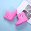 POLG Spring Baby Rain Boots Waterproof Shoes Toddler Kids Boys Girls Cartoon Rubber Waterproof Rain Shoes Rain Boots (Pink, 1-2 Years) view 2