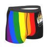 Gay LGBT Bear Flag Mens Boxer Briefs Underwear Breathable Stretch Boxer Trunk with Pouch for Men, Youth view 4