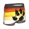 Gay flag bear paw LGBT Mens Boxer Briefs Underwear Breathable Stretch Boxer Trunk with Pouch for Men, Youth view 4