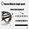 catazer Bike Chain Wheel 50/52/54/56/58T 130 BCD 9 10 11 Speed Hollow CNC Alloy Single Disc Chainwheel for Road Bike MTB Bike (50T) view 2