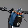 ULAC NEO PORTER C-HOLD Bike Feed Bag for Top Tube, Handlebar, Stem and Saddles (Navy-Orange, Large) view 2