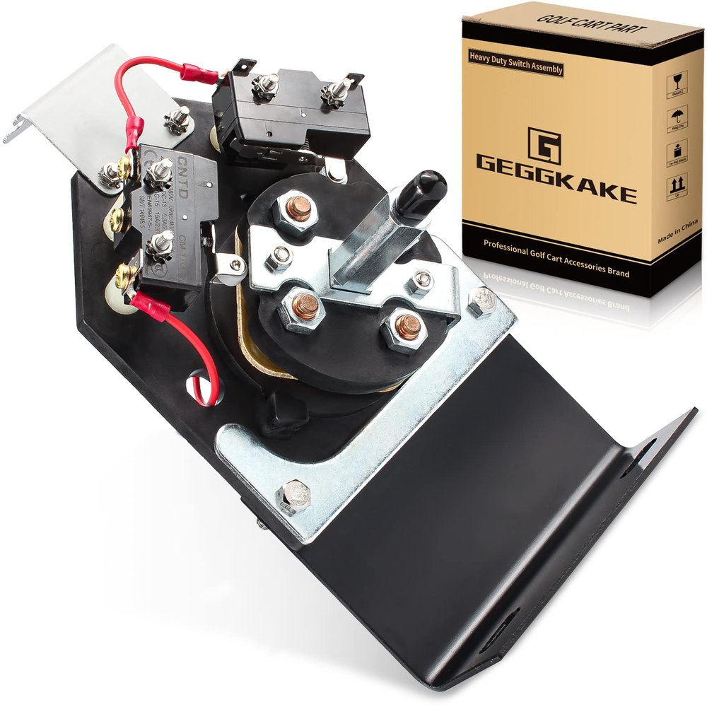 Geggkake EZGO Forward and Reverse Switch Assembly Fits EZGO TXT 1994-Up Electric Golf Carts, Replaces OEM# 70578-G01