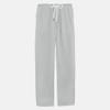 Men's Casual Cotton Linen Pajama Pants Fashion Loose Fit Open Bottom Sport Trousers Lightweight Straight-leg Sweatpants Gray view 3