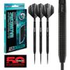 RED DRAGON Razor Edge Black 23g Tungsten Darts with Flights and Stems view 1