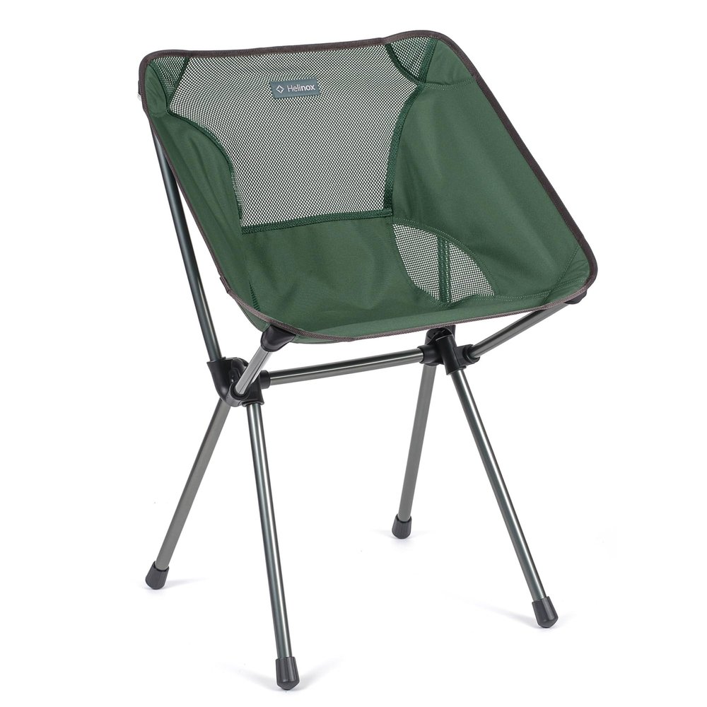 Helinox Caf Chair Collapsible Outdoor Dining Chair, Forest Green